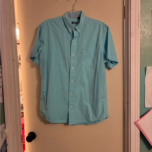 Izod | Shirts | Izod Blue Casual Button Down Shirt Euc | Poshmark